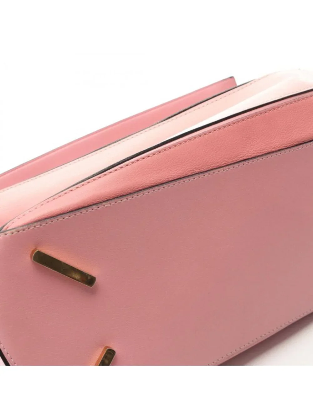 Loewe Handbag Puzzle Bag 2-Way Pink Leather